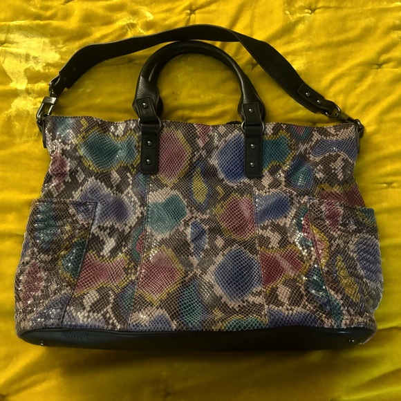Rainbow snakeskin purse - Picture 2 of 4
